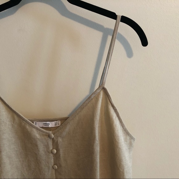 NWOT Mango cami with buttons - Picture 4 of 8